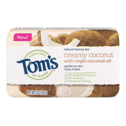 Tom's of Maine Tom's of Maine Natural Beauty Bar Soap Creamy Coconut 5 Oz Bar Soap