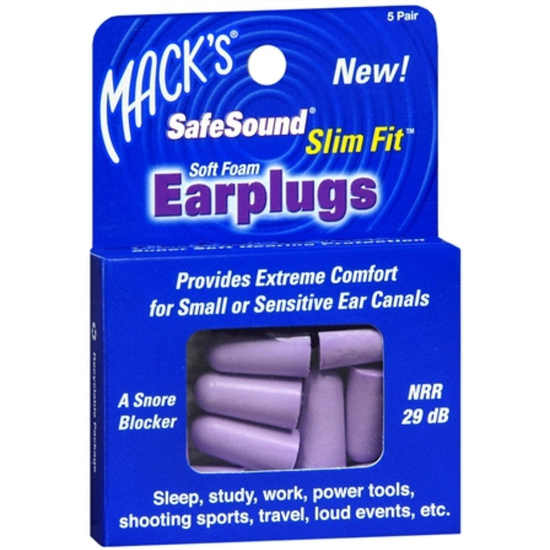 Mack's Mack's Slim Fit Soft Foam Earplugs 5 Pairs Earplugs