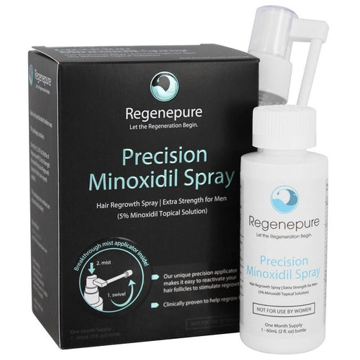 Regenepure Regenepure Precision Minoxidil Spray Extra Strength For Men - 2 Oz Hair Loss Treatments Dark Slate Gray