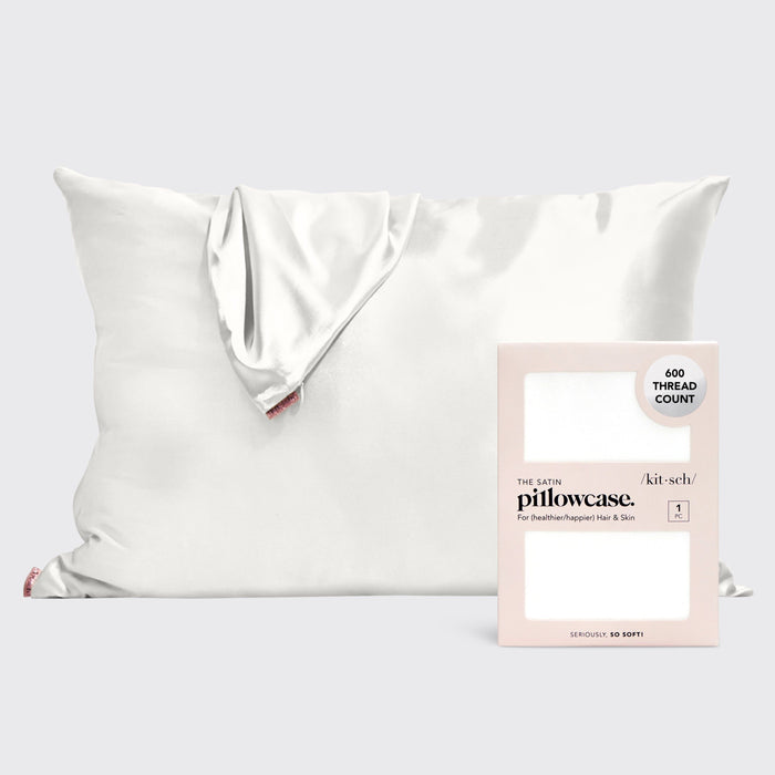 Kitsch - Satin Pillowcase In Ivory