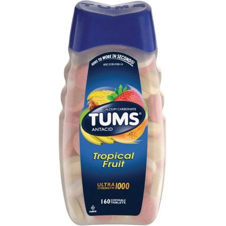 Tums Tums Ultra Tropical Fruit Tablets Health & Beauty