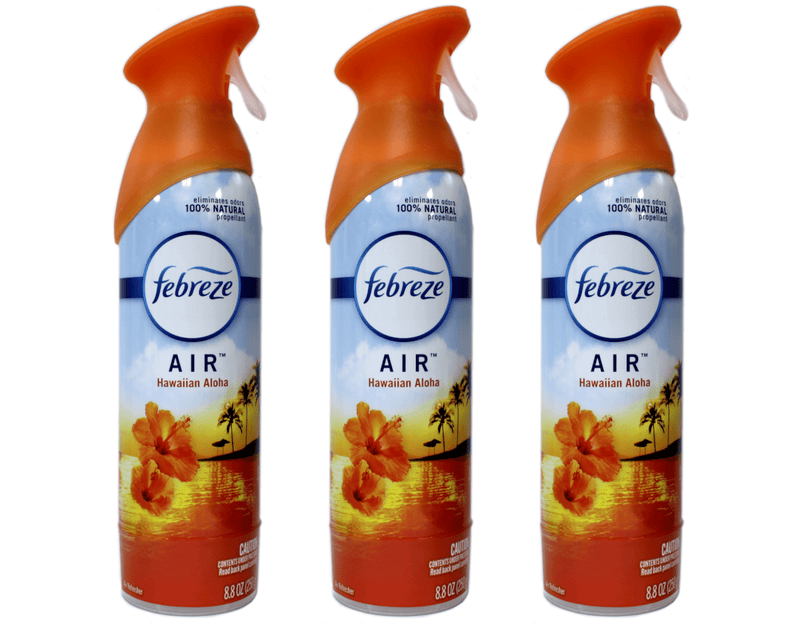Febreze Febreze Air Freshener Mist, Hawaiian Aloha Scent, 8.1 Oz Air Fresheners White Smoke