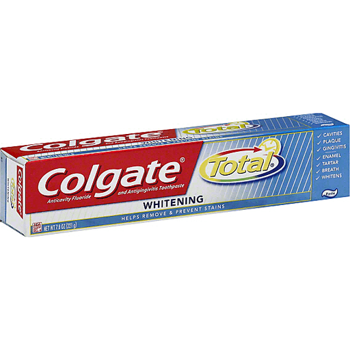 Colgate Colgate Total Toothpaste, Anticavity Fluoride And Antigingivitis, Whitening, Paste Toothpaste