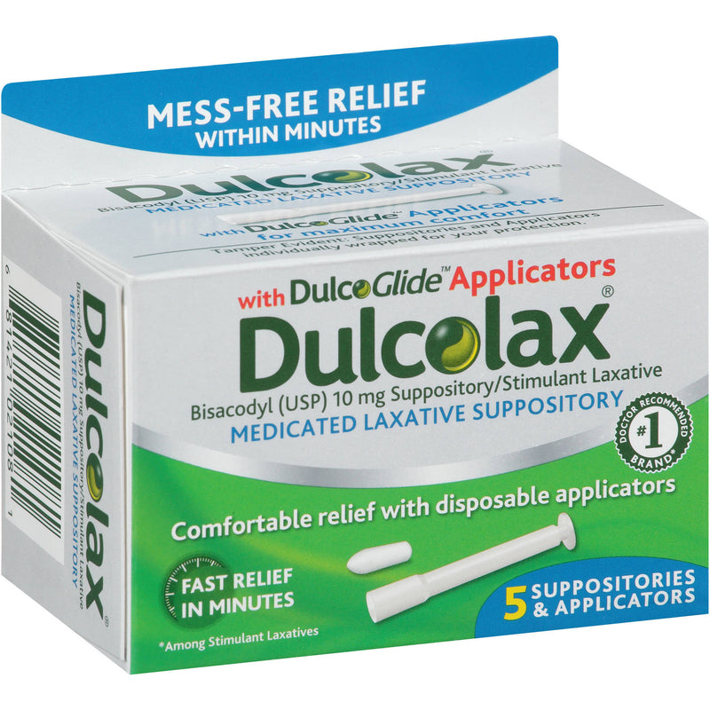 Dulcolax Dulcolax Medicated Laxative Suppositories - 5ct Health & Beauty