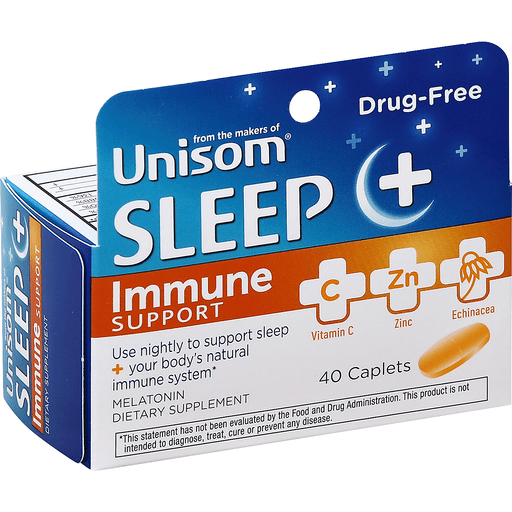 Unisom Unisom Sleep + Immune Support, Caplets Health & Beauty White Smoke