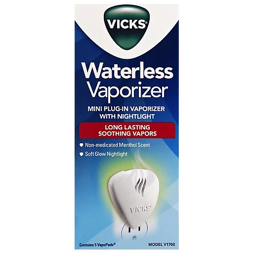 Vicks Vicks Soothing Vapors Plug-In Waterless Vaporizer & Nightlight Menthol Scent Personal Care