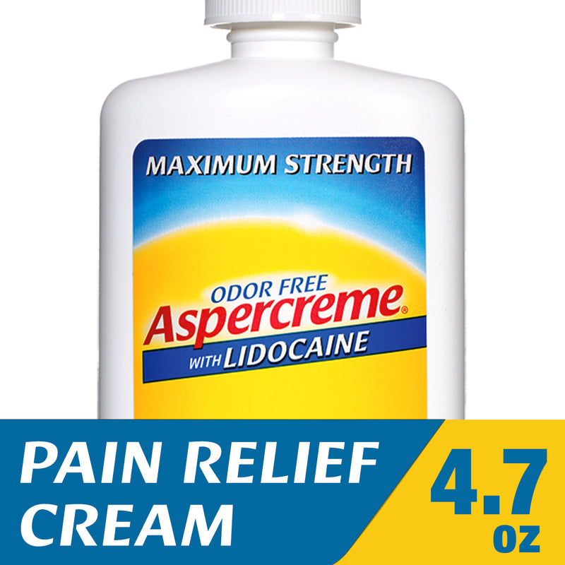 Aspercreme Aspercreme Maximum Strength 4% Lidocaine Pain Relieving Cream Health & Beauty