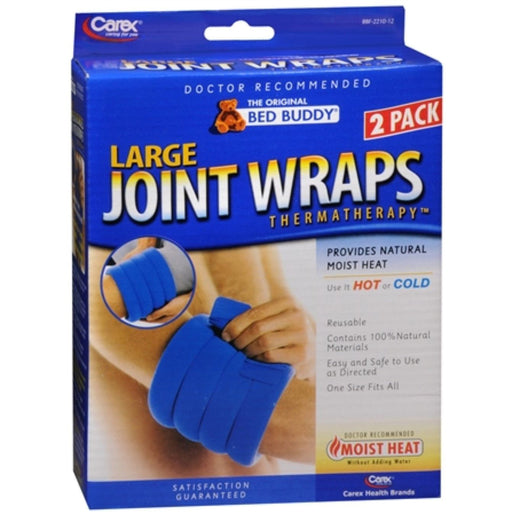 Bed Buddy Bed Buddy Large Joint Wraps – 2 Count – Targeted Pain Relief for Knee, Elbow & Ankle Supports & Braces Gray