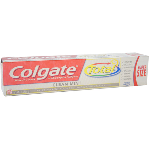 Colgate Colgate Total Toothpaste, Anticavity Fluoride And Antigingivitis, Clean Mint, Paste Toothpaste