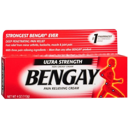 Bengay Bengay Ultra Strength Non-Greasy Topical Pain Relief Cream 4 Oz Health & Beauty