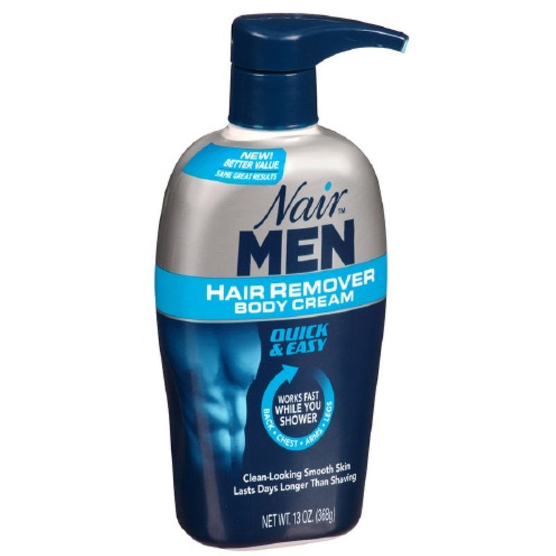 Nair Nair For Men, Hair Remover Body Cream, Back, Chest, Arms & Legs, 368g Shaving & Grooming