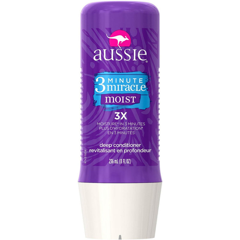 Aussie Aussie  Deep Moist Conditioner With Avocado Jojoba Oil 8 Fl Oz Conditioners White Smoke