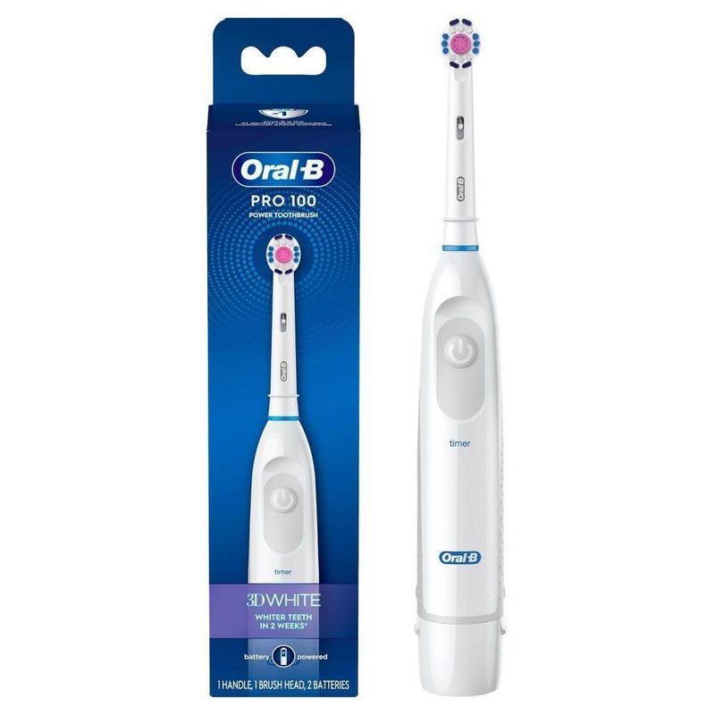 Oral B Oral B 3D White Brilliance Whitening Battery Toothbrush Oral Care White Smoke
