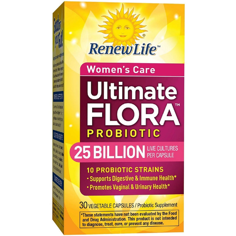 Renew Life Renew Life Ultimate Flora Probiotic  Women's Care  Vegetarian Capsules 30Ct Vitamins & Supplements