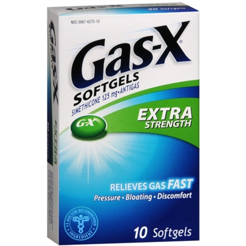Gas-x Gas-x Equate Relief, Simethicone 125 Mg, Extra Strength Softgels Health & Beauty