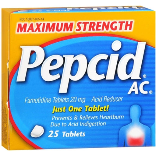 Pepcid Pepcid AC Acid Reducer, Maximum Strength, 20 Mg, Tablets Health & Beauty