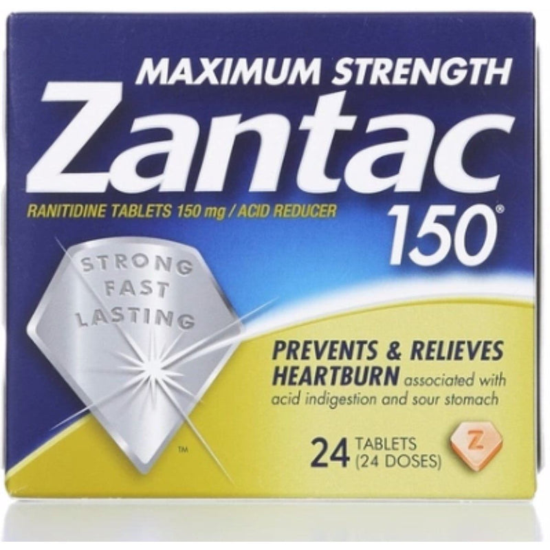 Zantac Zantac 150 Maximum Strength Acid Reducer Tablets 24 Ct. Box Health & Beauty