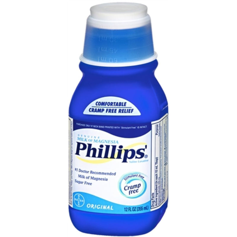 Phillips' Phillips' Saline Laxative, Milk Of Magnesia, Original 12 Fl Oz Health & Beauty