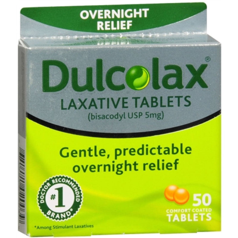 Dulcolax Dulcolax Overnight Laxative, 5 Mg, Comfort Coated Tablets Health & Beauty