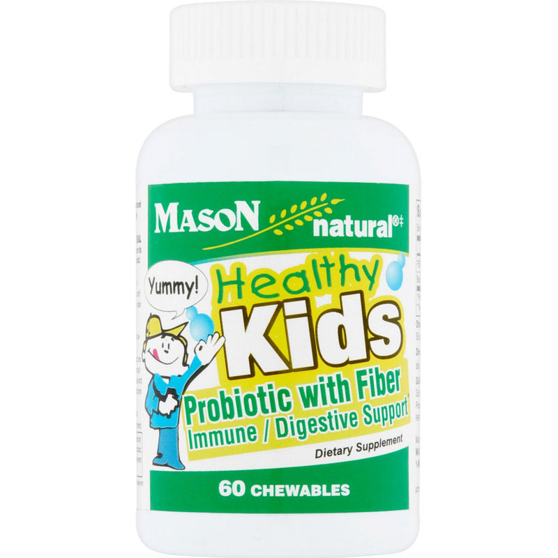 Mason Natural Mason Natural® Healthy Kids Probiotic with Fiber - Fruit Flavor (60 Chewables) Vitamins & Supplements