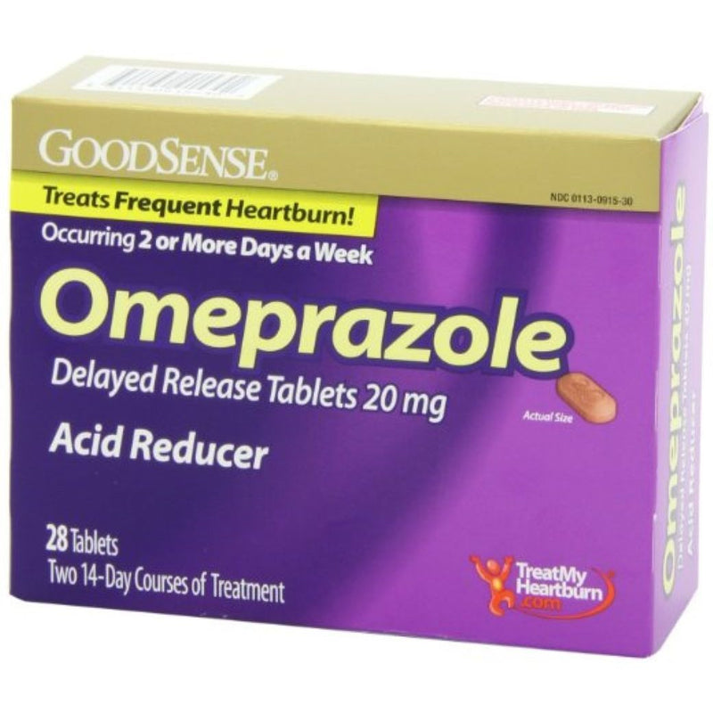Good Sense Good Sense Omeprazole Delayed Release, Acid Reducer Tablets 20 Mg Health Care
