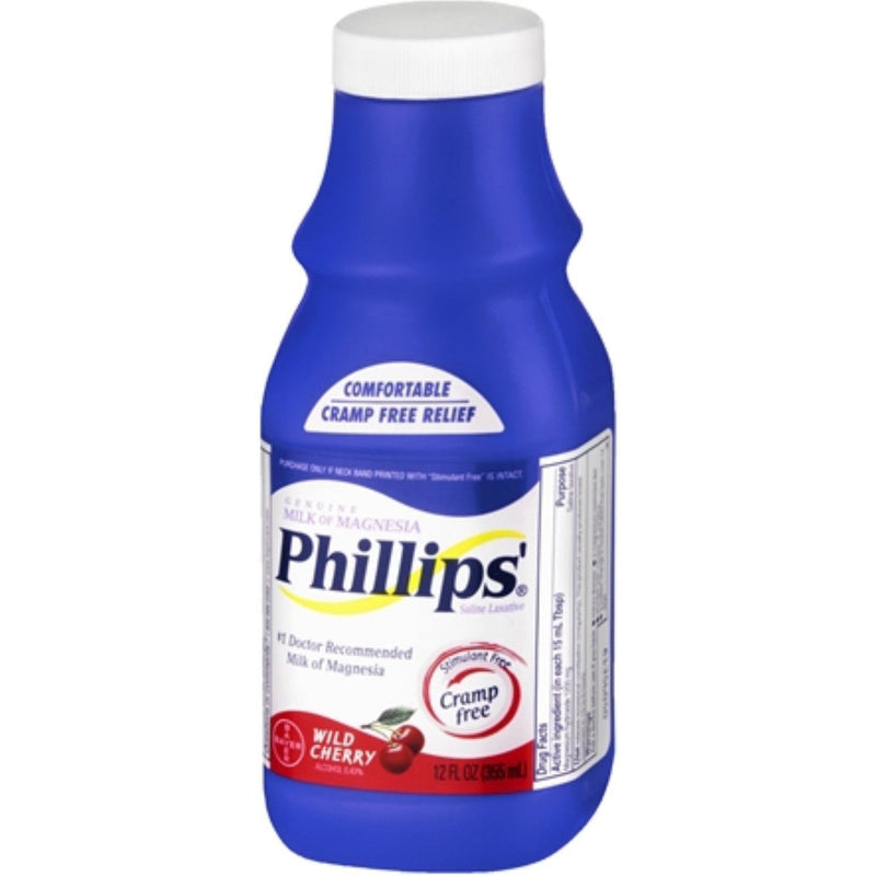 Phillips' Phillips' Saline Laxative Milk Of Magnesia Wild Cherry 12 Fl Oz Health & Beauty