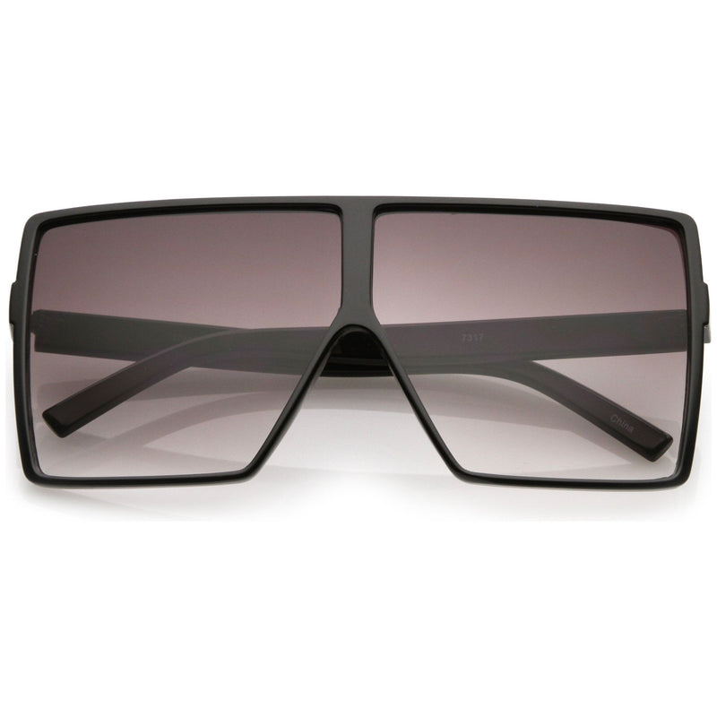 zeroUV Oversize Retro Modern Futuristic Square Aviator Sunglasses C475 Sunglasses