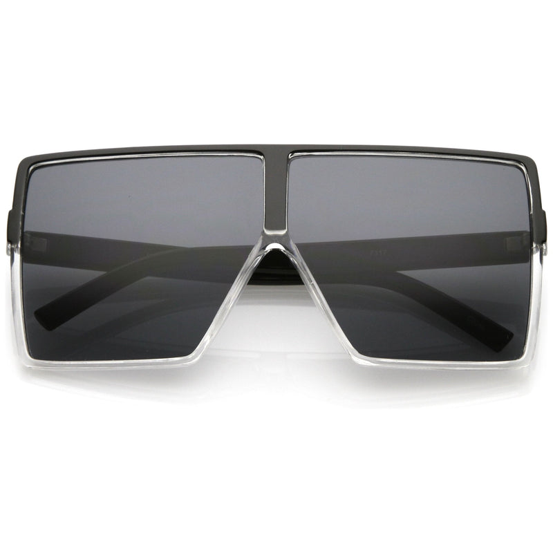 zeroUV Oversize Retro Modern Futuristic Square Aviator Sunglasses C475 Sunglasses