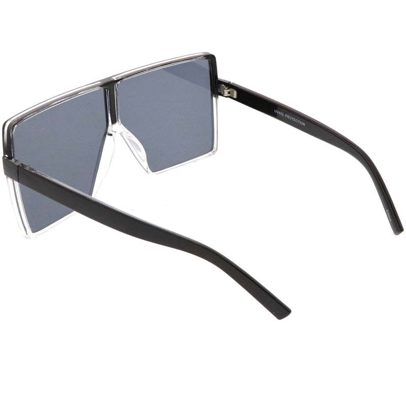 zeroUV Oversize Retro Modern Futuristic Square Aviator Sunglasses C475 Sunglasses