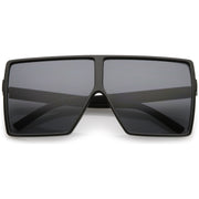 zeroUV Oversize Retro Modern Futuristic Square Aviator Sunglasses C475 Sunglasses