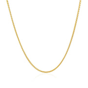 Bids.com 14k Yellow Gold Round Chain 1.2mm Necklaces