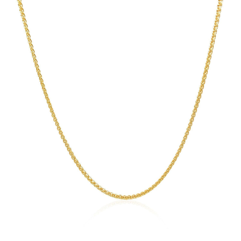 Bids.com 14k Yellow Gold Round Chain 1.2mm Necklaces