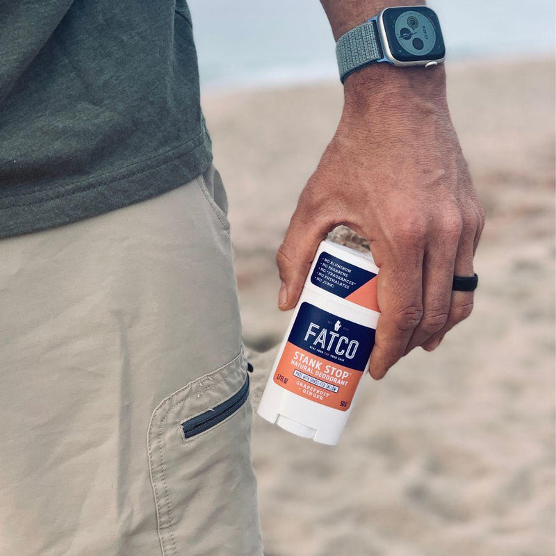 FATCO Skincare Products Stank Stop Deodorant Stick, Grapefruit+Ginger, 1.7 Oz