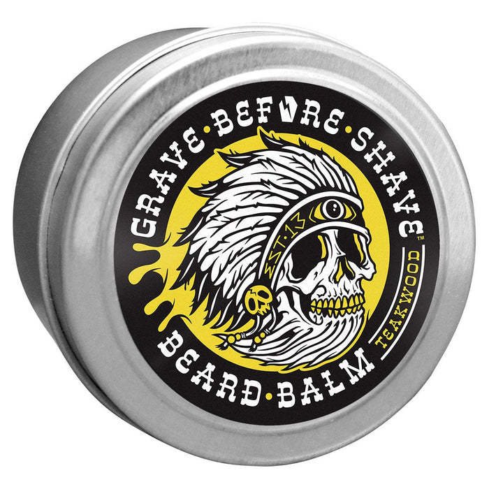 Grave Before Shave 4 Oz. Big Tins Grave Before Shave Beard™  Balm