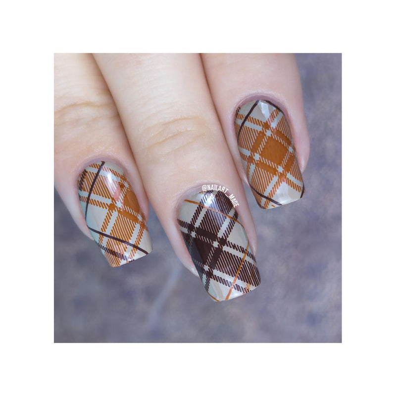 UberChic Beauty Pretty In Plaid-04 Stamping Plate