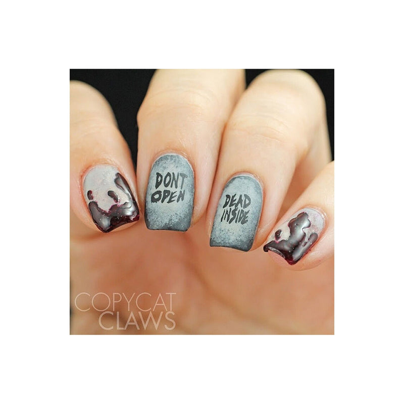 UberChic Beauty Zombie Love-01 Stamping Plate