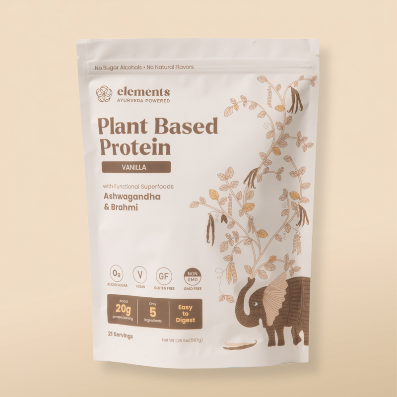 Elements Truffles Plant Based Protein Powder: Vanilla (21 Servings) Protein