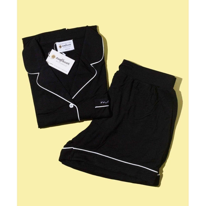 Sunflower Motherhood Short Mama Pajamas Clothing