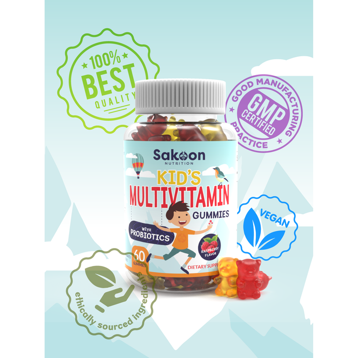 Kids Multivitamin with Probiotics Gummies