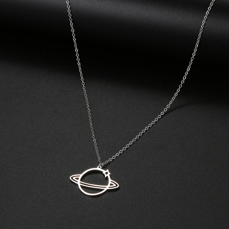 Medusa's Makeup Return to Saturn Necklace - Stainless Steel