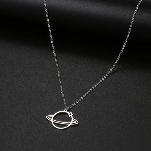 Medusa's Makeup Return to Saturn Necklace - Stainless Steel