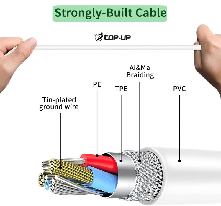 Top-Up 3 in 1 USB C Charging Cable for Phone and Watch