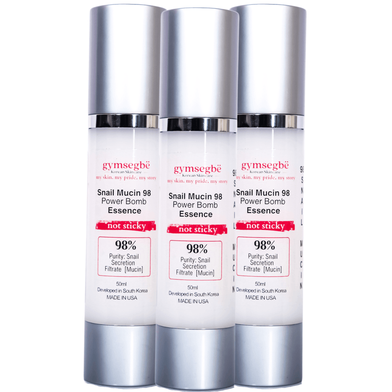 gymsegbë Snail Mucin 98 Power Bomb Essence Anti-Aging Facial