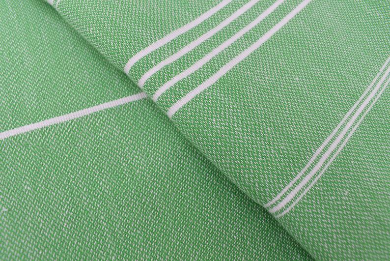 MONACO GREEN TURKISH TOWEL