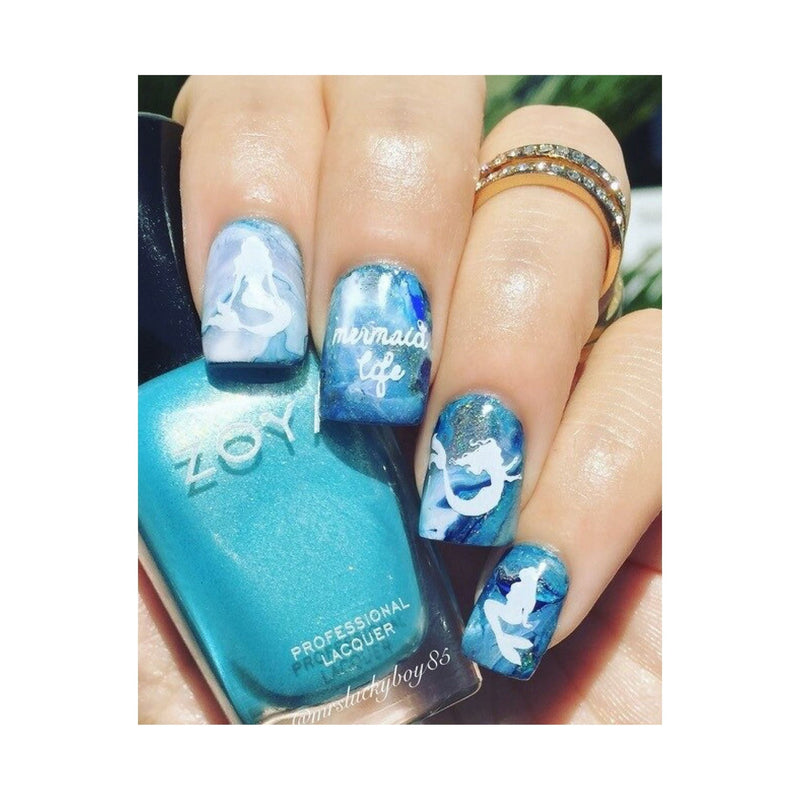 UberChic Beauty Mermaid Life Stamping Plate