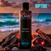 FLAME Natural Decon Shampoo + Body Wash Black Riptide / 8 oz Bottle