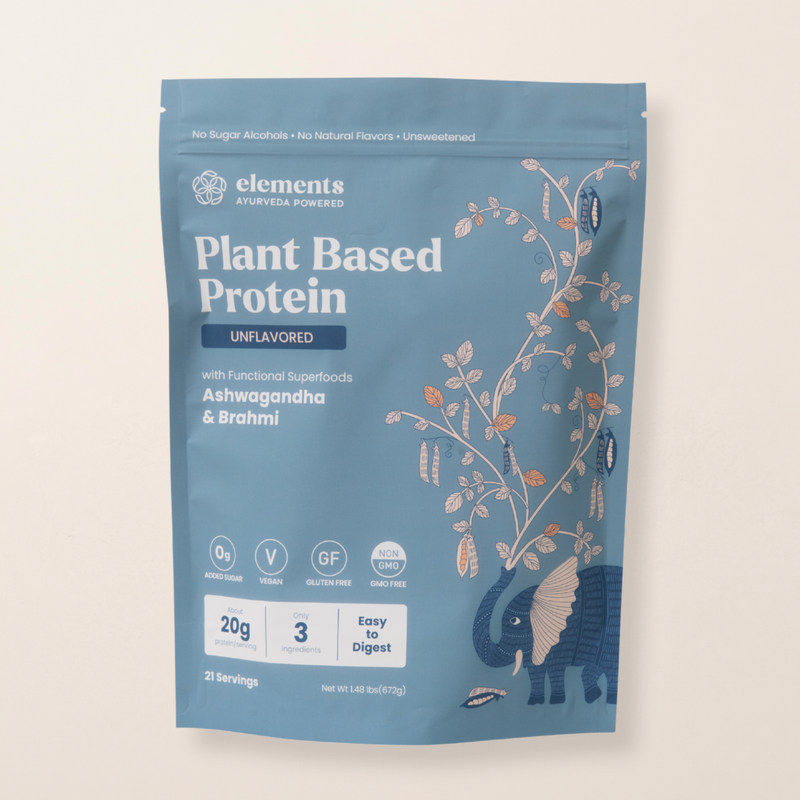 Elements Truffles Plant Based Protein Powder: Unflavored (21 Servings) Protein