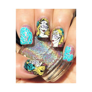 UberChic Beauty Sugar Skulls-01 Stamping Plate
