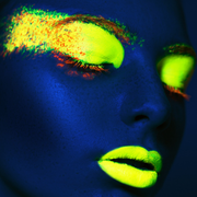 Medusa's Makeup UV Neon Pigment Makeup - Fluorescent Blue