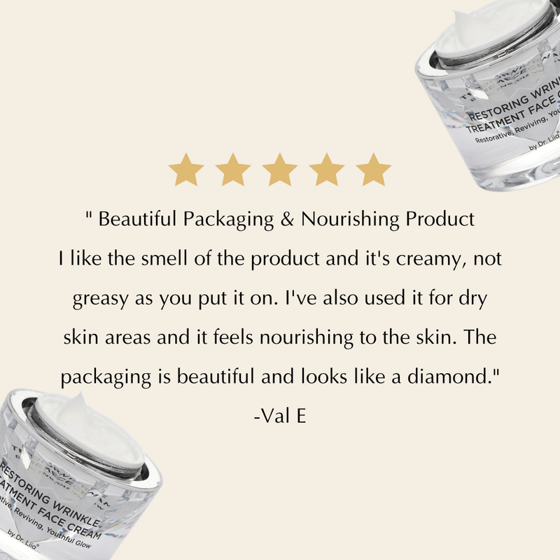 EpiLynx Restoring Wrinkle Treatment Face Cream – Vegan, Hypoallergenic, Gluten-Free Anti-Aging Formula